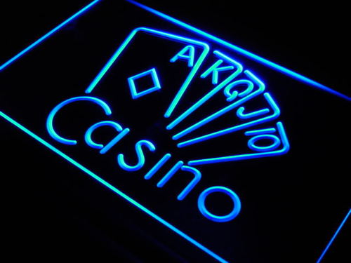 Casino Poker Game Room Display Neon Light Sign